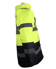 Kurtka robocza ostrzegawcza ocieplana BLUE-YELLOW-J Przech2