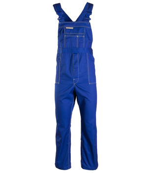 Spodnie na szelkach ogrodniczki ochronne BRIXTON CLASSIC niebieskie ABOG