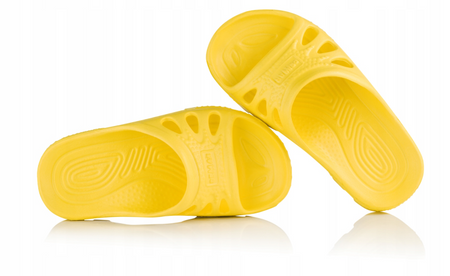 Klapki lekkie laczki dziecięce na basen żółte Demar IBIZA
