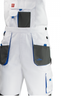 Spodnie robocze CLASSIC White, ogrodniczki malarskie
