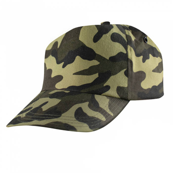 Czapka na lato z daszkiem drelichowa robocza bawełniana baseballowa moro CROB Camouflage