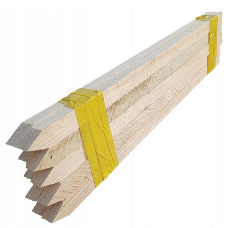 Tyczka ogrodowa palik do warzyw 10 sztuk 100 cm 2,5x3 cm