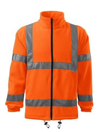Bluza polarowa odblaskowa polar ostrzegawczy ciepły pomarańczowy HV FLEECE JACKET 5V1