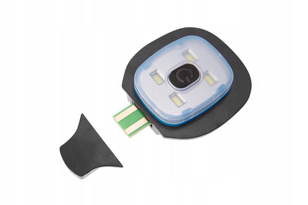 Czapka akrylowa z latarką dioda LED ładowanie przez USB czarna NEO TOOLS 81-630