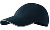 Czapka z daszkiem baseball SANDWICH granat bawełniana 