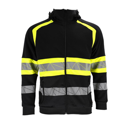 Bluza robocza z kapturem ostrzegawcza męska L.HOLLMAN RAUT