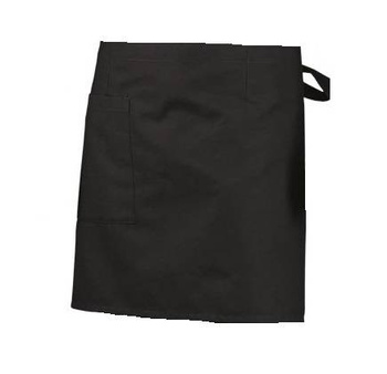 Fartuch typu zapaska do gastonomi, kelnerski, 75x45 cm czarny CLASSIC