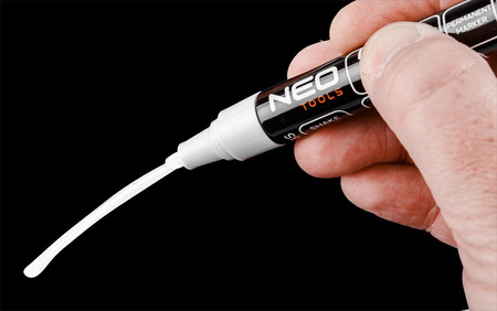 Marker budowlany biały permanentny NEO TOOLS lakierowy, wodoodporny, do różnych powierzchni