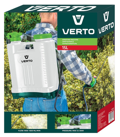 Opryskiwacz ciśnieniowy 2,5-3,5 bara VERTO 15 L