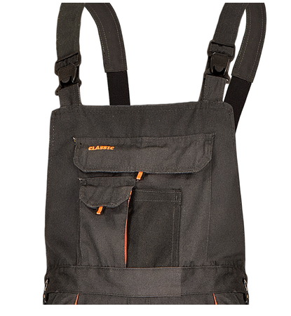 Spodnie na szelkach ogrodniczki wzmacniane ochronne robocze Art.Mas CLASSIC