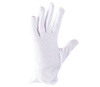 Rękawice robocze ochronne białe z mini nakropieniem PLS
