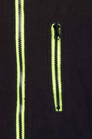 Polar roboczy bluza polarowa ostrzegawcza zapinana na zamek czarna Polstar BENEFIT RIVAL OARP