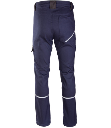 Spodnie robocze bawełniane pas BRIXTON NATUR (granatowe)