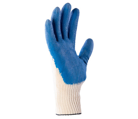 Rękawice ochronne robocze powlekane lateksem Blue GLAZE