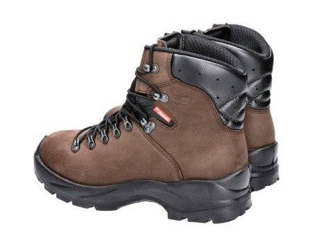 Buty trekkingowe wodoodporne męskie ze skóry nubukowej i tkaniny CORDURA wytrzymałe brązowe Demar TREK M6 BW