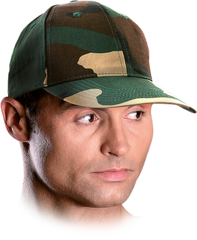 Czapka moro CZFOREST z daszkiem zapinana na rzep