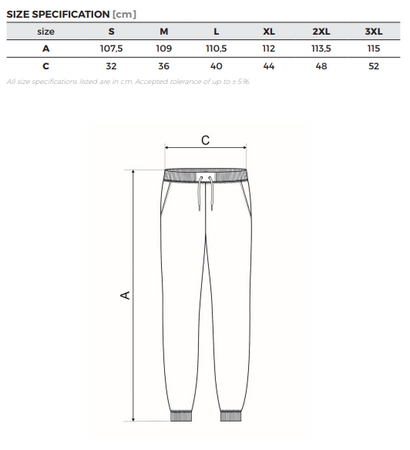 Spodnie dresowe męskie czarne ze ściągaczem MALFINI REST