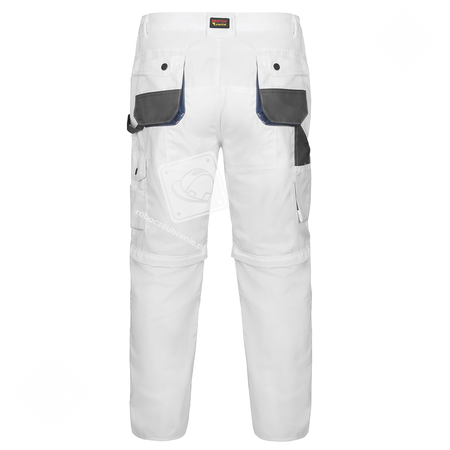 Spodnie do pasa odpinane nogawki BRIXTON PRACTICAL białe