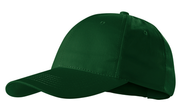 Czapka bawełniana z daszkiem SUNSHINE zieleń butelkowa