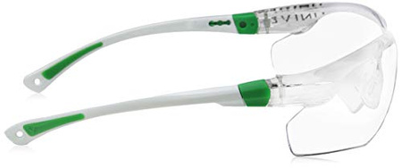 Okulary ochronne BHP robocze przemysłowe przezroczyste z filtrem UV bezpieczeństwo pracy KRAMP Univet 506U