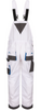 Spodnie robocze ogrodniczki na szelkach CLASSIC MAXIMUS White