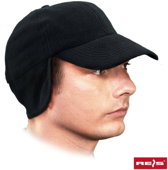Czapka zimowa ocieplana uszanka z daszkiem CZOPOLAR