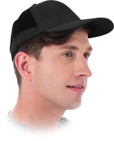 Czapka z daszkiem z siatką regulowana baseballowa Reis CZMESH czarna