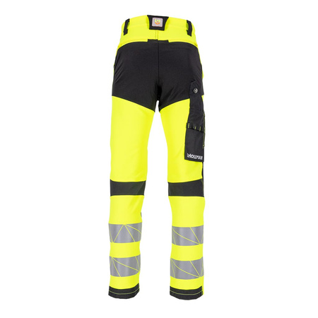 Spodnie ochronne odblaskowe LHollman z 4-kierunkowego strechu