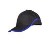 Czapka z daszkiem robocza zapięcie na rzep BASEBALL czarno-granatowa