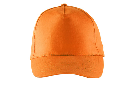 Czapka z daszkiem BASEBALL pomarańczowa bawełniana