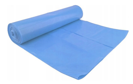 Ekologiczne worki na śmieci 60L worki foliowe na odpady z atestem higienicznym FOLIPAK LDPE niebieskie 20szt.