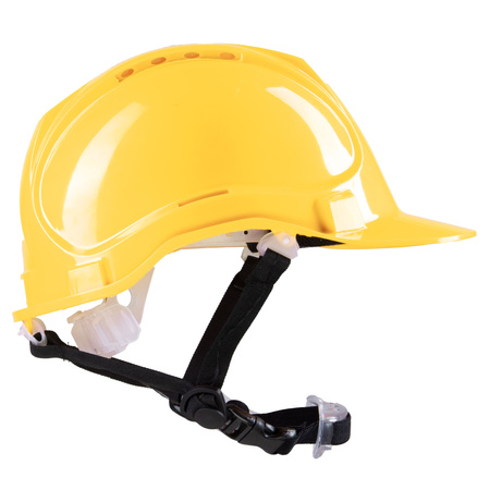 Kask ochronny hełm przemysłowy czteropunktowy podbródek ABS YS-4