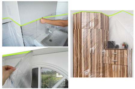 Folia malarska ochronna typu SpeedyMask 2,7 x 20 m = 54 m2