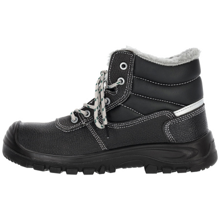 Buty wysokie ocieplane trzewiki BHP nadlany nosek na zimę STALCO SYBERIAN S3