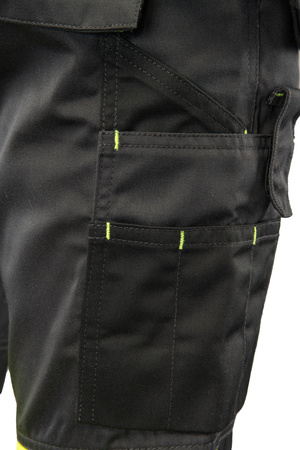 Spodnie robocze ostrzegawcze do pasa odblaskowe fluorescencyjne Polstar SEVEN KINGS FLASH A9SP