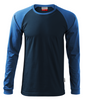 Koszulka RIMECK 130 z długim rękawem dwukolorowa granatowa