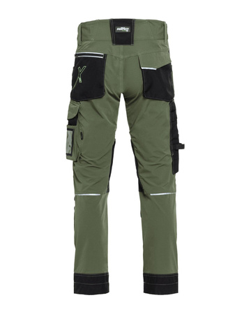 Spodnie robocze Khaki STRETCH LINE Stalco
