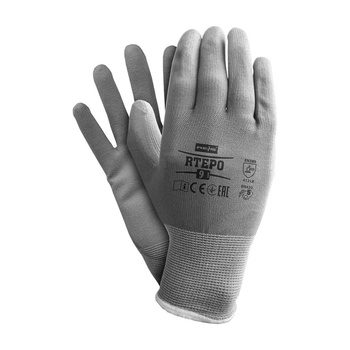 Rękawice robocze uniwersalne ochronne powlekane poliuretanem Reis RTEPO SS