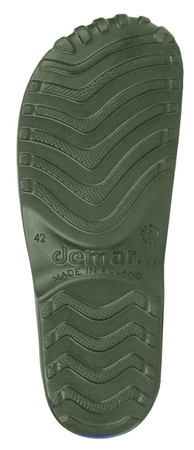 Klapki męskie ogrodowe chodaki buty do ogrodu lekkie zielone Demar NEW EVA CLOG green
