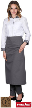 Fartuch typu zapaska do gastonomi, kelnerski, 75x80 cm szary GRETTO