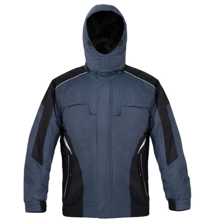 Kurtka zimowa robocza ocieplana polarem TERRA