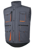 Bezrękawnik roboczy kamizelka ocieplana dużo kieszeni ALBATROS 2 szary