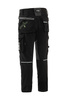 Spodnie robocze Czarne STRETCH LINE Stalco