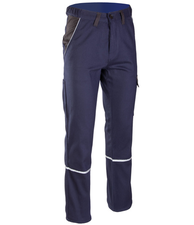 Spodnie robocze bawełniane pas BRIXTON NATUR (granatowe)