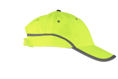 Czapka robocza odblaskowa z daszkiem regulowana baseballowa żółta Polstar BRIXTON FLASH CFBA