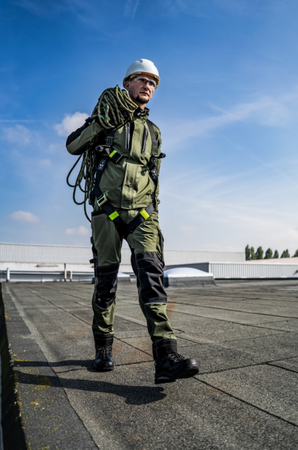 Spodnie robocze Khaki STRETCH LINE Stalco