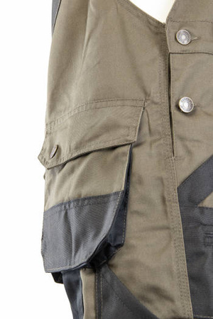 Spodnie na szelkach regulowane ogrodniczki wytrzymały strój roboczy Polstar BRIXTON PRACTICAL APOG