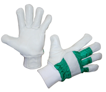 Rękawice robocze dla leśników skórzane KERON WOOD