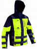 Ocieplana kurtka wysokiej widoczności wodoodporna odblaskowa CLASSIC-VIS OXFORD