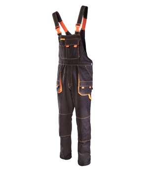 Spodnie robocze na szelkach ogrodniczki ochronne kombinezon ogrodniczy Polstar BRIXTON SPARK ASOG